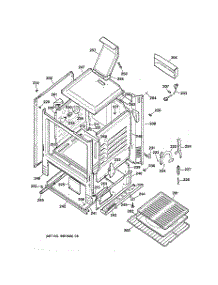 03 - Body Parts parts for Ge Range LGB146GEV3AD from AppliancePartsPros.com