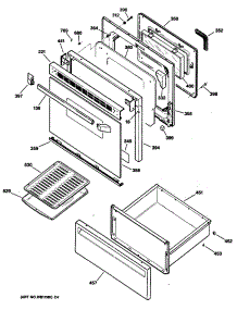 02 - Section2 parts for Ge Range JBP25GV1 from AppliancePartsPros.com