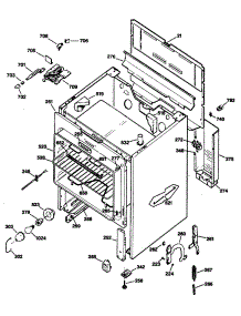 03 - Section3 parts for Ge Range JBP25GV1 from AppliancePartsPros.com