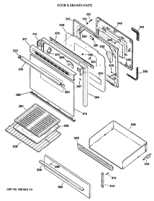 04 - Door & Drawer Parts parts for Ge Range LGB356GET2WH from AppliancePartsPros.com