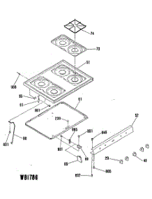02 - Section2 parts for Ge Range L2B235GPL1 from AppliancePartsPros.com
