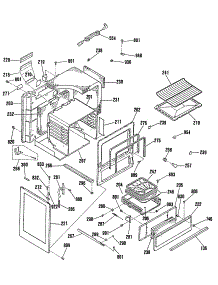 03 - Section3 parts for Ge Range L2B235GPL1 from AppliancePartsPros.com