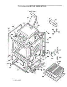 03 - Body Parts parts for Ge Range JGBS21SEV3WH from AppliancePartsPros.com