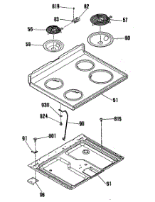 02 - Section2 parts for Ge Range LEB316GR1AD from AppliancePartsPros.com