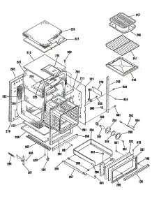 02 - Section2 parts for Ge Oven L2J345GEL2 from AppliancePartsPros.com