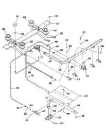 04 - Section4 parts for Ge Range L2B235GPL0 from AppliancePartsPros.com