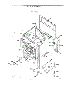 02 - Body Parts parts for Ge Range JBS18GV3 from AppliancePartsPros.com