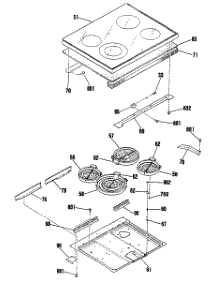 02 - Section2 parts for Ge Range JB579GR2WH from AppliancePartsPros.com