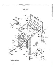 02 - Body Parts parts for Ge Range JBP46GIV1 from AppliancePartsPros.com