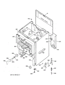 02 - Body Parts parts for Ge Range JBS26W3 from AppliancePartsPros.com