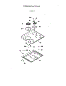 03 - Cooktop parts for Ge Range LEB327GT2WW from AppliancePartsPros.com