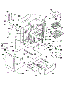 03 - Section3 parts for Ge Range LEB356GS1BB from AppliancePartsPros.com