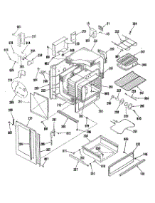 02 - Section2 parts for Ge Range L3S340GL1 from AppliancePartsPros.com