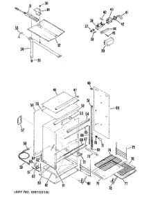 02 - 24`` Gas Built-In Oven parts for Ge Oven JGKC16GEH1 from AppliancePartsPros.com