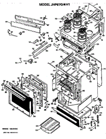 Body parts for Ge Range JHP67G*H1 from AppliancePartsPros.com
