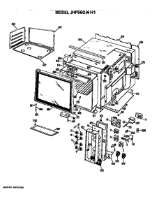 Upper Oven parts for Ge Range JHP56G*H1 from AppliancePartsPros.com