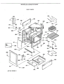 02 - Body Parts parts for Ge Range LEB327GT3WW from AppliancePartsPros.com