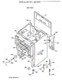 02 - Body Parts parts for Ge Range JBS17GV2 from AppliancePartsPros.com