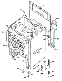 02 - Section2 parts for Ge Range JBS034S2 from AppliancePartsPros.com