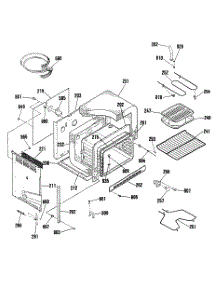 03 - Section3 parts for Ge Range JDC27GL4 from AppliancePartsPros.com
