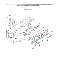 04 - Control Panel parts for Ge Range LEB316GT2AD from AppliancePartsPros.com