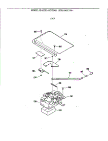 05 - Lock parts for Ge Range LEB316GT2AD from AppliancePartsPros.com