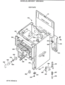 02 - Body Parts parts for Ge Range JBS16GV1 from AppliancePartsPros.com
