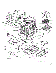03 - Body Parts parts for Ge Range JBS05Y1AD from AppliancePartsPros.com