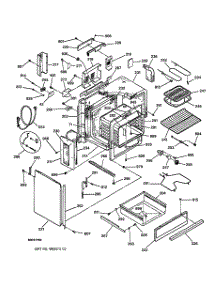 03 - Body & Drawer Parts parts for Ge Range JCSP39WW3WW from AppliancePartsPros.com