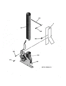 06 - Blower parts for Ge Range JCSP39BW3BB from AppliancePartsPros.com