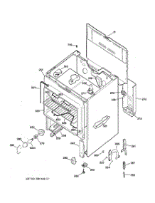 02 - Body Parts parts for Ge Range RB536GW1 from AppliancePartsPros.com