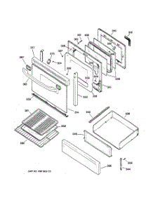 04 - Door & Drawer Parts parts for Ge Range JGBP79BEA4BB from AppliancePartsPros.com
