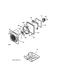 05 - Door Lock & Fan parts for Ge Range JB960WB1WW from AppliancePartsPros.com