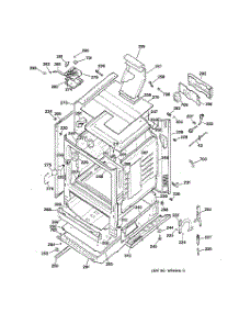 03 - Body Parts parts for Ge Range JGBP35BEA3BB from AppliancePartsPros.com