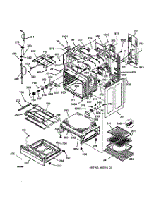 03 - Body Parts parts for Ge Range JB960AB1AA from AppliancePartsPros.com