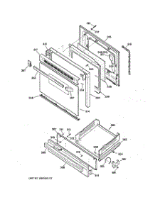 04 - Door & Drawer Parts parts for Ge Range JGBS23AEA2AA from AppliancePartsPros.com