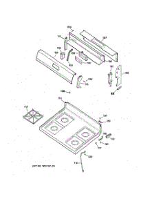 02 - Cooktop parts for Ge Range JGBC20BEA1AD from AppliancePartsPros.com