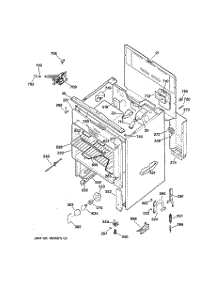 02 - Body Parts parts for Ge Range JBP60BB1WH from AppliancePartsPros.com