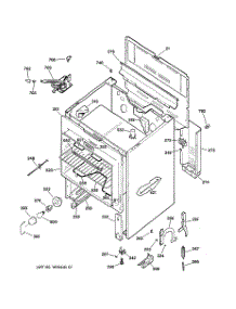 02 - Body Parts parts for Ge Range JBP21WA1 from AppliancePartsPros.com