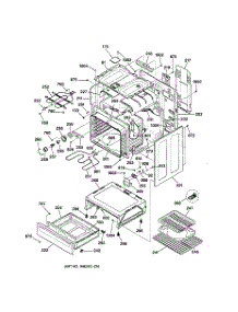 03 - Body & Drawer Parts parts for Ge Range JBP48WB1WW from AppliancePartsPros.com