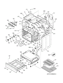 03 - Body & Drawer Parts parts for Ge Range JBP35BB1WH from AppliancePartsPros.com