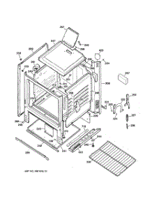 03 - Body Parts parts for Ge Range JGBS02PPA1WH from AppliancePartsPros.com