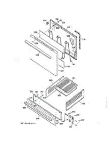 04 - Door & Drawer Parts parts for Ge Range JGBS02PPA1WH from AppliancePartsPros.com