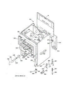02 - Body Parts parts for Ge Range JBS26W5 from AppliancePartsPros.com