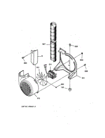 06 - Blower parts for Ge Range JSP40AS2AG from AppliancePartsPros.com