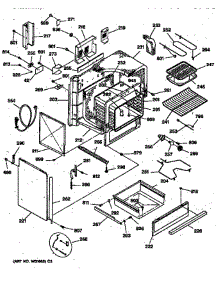 Body parts for Ge Range JSP31WV2WW from AppliancePartsPros.com
