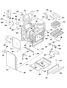 02 - Section2 parts for Ge Range JSP26GP4AD from AppliancePartsPros.com