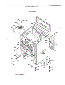 02 - Body Parts parts for Ge Range JBP47GV2 from AppliancePartsPros.com