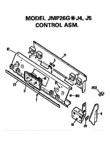 Control Assembly parts for Ge Range JMP26GJ4 from AppliancePartsPros.com