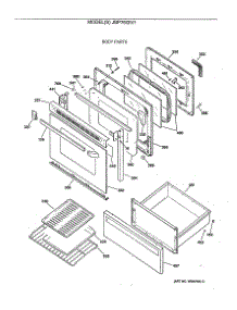 02 - Body Parts parts for Ge Range JBP76GIV1 from AppliancePartsPros.com